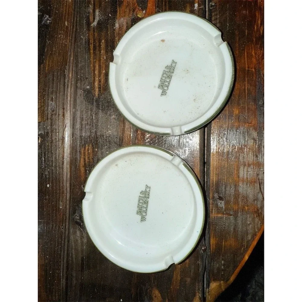 Vintage Ritz-Carlton Hotel Ashtray Set of‎ 2 Car Ashtrays collectible tobacciana